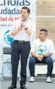  ??  ?? Enrique Peña Nieto participó en el Encuentro Scholas Ciudadanía.