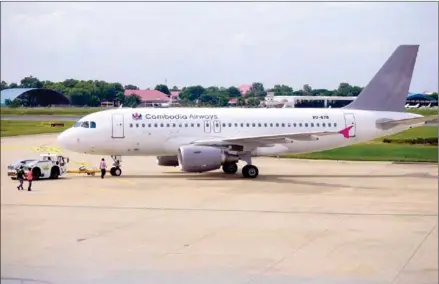  ??  ?? Cambodia Airways Co Ltd has committed to expanding it business by connecting the Kingdom to other parts of the world once the Covid-19 pandemic comes to an end.