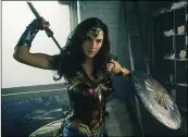  ??  ?? The “pitch-perfect” Gadot as Wonder Woman