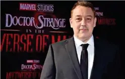  ?? Associated Press ?? Sam Raimi arrives at the premiere of ‘Doctor Strange in the Multiverse of Madness,’ on Monday at El Capitan Theatre.