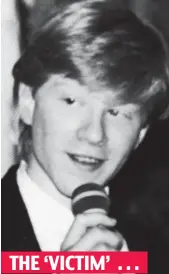  ??  ?? Child star: Anthony Rapp as teen in 1988