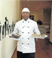  ??  ?? Badimi Masemola, head chef at Thyme.