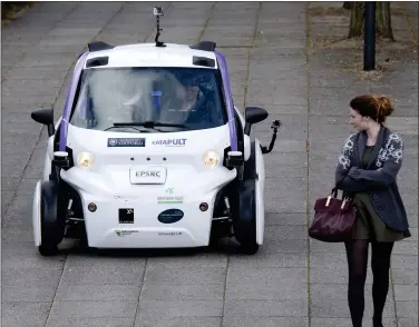  ?? Picture: Getty Images ?? Driverless cars are no longer the stuff of science fiction