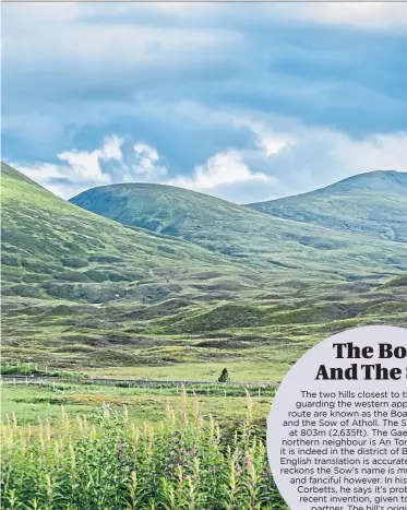  ?? John Paul Slinger ?? The four Munros above the Dromochter Pass
Picture