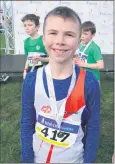 ?? ?? Henry Bagnall, 6th place individual medal U11 and gold medal winner with the Cork team.