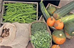  ?? Picture: Scotland Food & Drink. ?? A selection of Scottish grown herbs and vegetables.