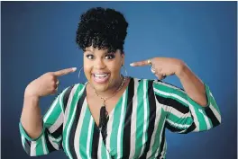 ??  ?? Natasha Rothwell appears in the HBO hit Insecure and has memorable screen time in the movie Love, Simon.