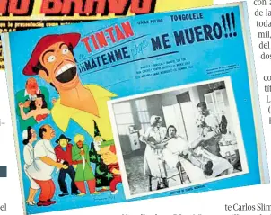  ??  ?? 56 créditos como productor en cintas como La muerte cruzó el río Bravo (1984) y ¡Mátenme porque me muero! (1991).