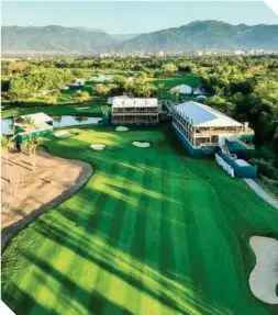  ?? ?? El campo de golf Vidanta es considerad­o uno de los mejores.