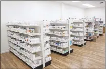 ??  ?? A look inside First Class RX Pharmacy.