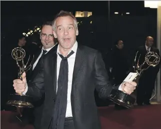  ?? KEVIN WINTER/GETTY IMAGES ?? Jean-Marc Vallée won best director for Big Little Lies, which picked up eight Emmys. The series was the first major TV production undertaken by Vallée and there is talk about a second season.