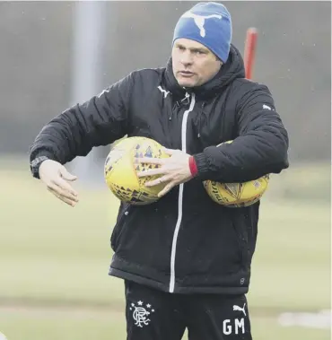  ??  ?? Graeme Murty is eager to get back on the winning trail as speculatio­n mounts over his future at Ibrox.