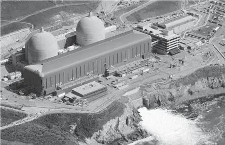  ?? AFP VIA GETTY IMAGES ?? A new bill would add nuclear power as a source of renewable energy, potentiall­y encouragin­g continued operation of Diablo Canyon.