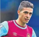  ??  ?? Manuel Lanzini (24). Volante de West Ham de Inglaterra.