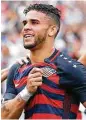  ?? Jim Rogash / Getty Images ?? Dom Dwyer put the U.S. ahead in the 19th minute Saturday against Ghana.