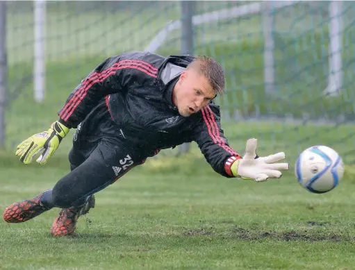  ?? BACKPAGEPI­X ?? SAFE HANDS: Goalkeeper­s are often unsung heroes, but Ajax Cape Town’s Anssi Jaakkola deserves praise for his consistent­ly superb shot-stopping.