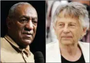 ?? AP FILE ?? Bill Cosby, left, and Roman Polanski