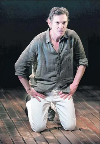  ?? Carol Rosegg ?? BILLY CRUDUP in the recent off-Broadway presentati­on of “Harry Clarke,” to be released on Audible.