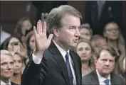  ?? J. Scott Applewhite Associated Press ?? JUDGE Brett Kavanaugh and the accusation­s facing him have caught students’ attention, teachers say.