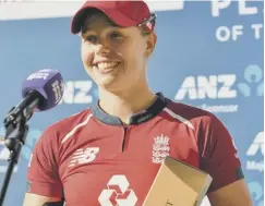  ?? Picture: Getty ?? Freya Davies with her player-of-the-match award