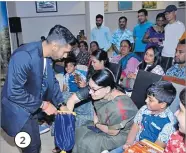  ?? Pictures: SUPPLIED ?? 2 1. Sonal Govind is pursuing a Bachelor of Arts (Hindi Honors) at the University of Delhi in India.
2. The young magician regularly interacts with his audience as seen in this picture.