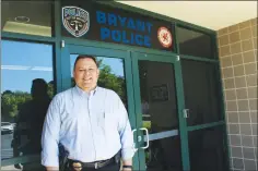  ?? SARAH PERRY/THE Saline Courier ?? New Bryant Police Chief Carl Minden says he wants to be involved throughout the community and looks forward to serving the people of Bryant and those he works with.