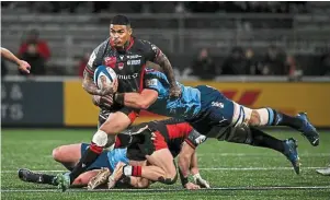  ?? | PHOTO : AFP ?? Les Lyonnais de Monty Ioane se sont relancés dans le groupe 1.