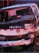 ?? CORTESÍA ?? El conductor del camión también resultó herido.