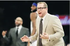  ?? ASSOCIATED PRESS FRANK FRANKLIN II / THE ?? Toronto Raptors head coach Nick Nurse plans to experiment to find the best way to use centre Marc Gasol.