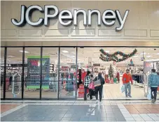  ?? /Reuters ?? Middle America:
A JC Penney store in Riverside, Illinois. The retailer, which employs about 85,000 people, envisions handing control to lenders and splitting into two companies.