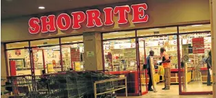  ?? Picture: ANDREW HLONGWANE ?? A GOOD BUSINESS: A well-stocked Shoprite store in the Sanlam Building in Nelspruit, Mpumalanga, is open for shoppers to buy a wide variety of food