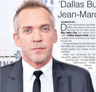 Jean-Marc Vallee Dead: Dallas Buyers Club Director Was 58