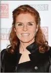  ?? STUART C. WILSON/GETTY IMAGES FOR THE BRITISH HEART FOUNDATION ?? Sarah Ferguson, the Duchess of York, was a good friend of Prince Harry’s late mother, Princess Diana. Though she’s long been divorced from Prince Andrew, there’s speculatio­n that Fergie could wind up attending Harry’s wedding.