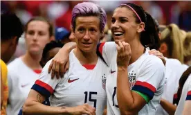  ?? Photograph: Franck Fife/AFP/Getty Images ?? Players such as Megan Rapinoe and Alex Morgan have long fought for equal prize money.