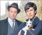  ??  ?? BBC 1’s A Very English Affair starred Hugh Grant as Thorpe, left, and Ben Whishaw as Norman Scott