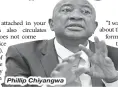  ??  ?? Phillip Chiyangwa