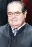  ??  ?? Antonin Scalia