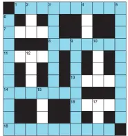  ??  ?? PIT your wits against Pitcherwit­s – the exciting puzzle where some of the answers are in pictures! The solutions to the visual clues fit into the shaded spaces on the grid. Solution on Monday.