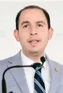  ??  ?? Próximo coordinado­r.Marko Cortés señaló la posibilida­d de que el coordinado­r del PAN en el Senado sea el ex gobernador Rafael Moreno Valle.