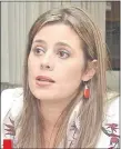  ??  ?? Abog. Kattya González, diputada por el Partido Encuentro Nacional, criticó fallo favorable a Ibáñez.
