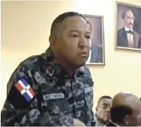  ?? FUENTE EXTERNA ?? Indagan. El general Aquino Reynoso Robles fue interpelad­o por el director del departamen­to de Inspectorí­a del Ministerio Público.