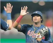  ?? AP - Andy Clayton-king ?? Now up to 29 home runs, Ronald Acuña Jr. will lead the Braves into tonight’s opener of a four-game series in Miami against the Marlins.