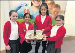  ??  ?? Here is the team from Rendell school taking part in the Cargo Carrier contest for this year’s 3M Young Innovators Challenge.