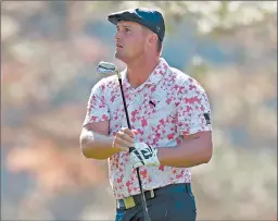  ?? CURTIS COMPTON/TNS ?? Bryson DeChambeau hits on the 17th fairway during the third round of the Masters.