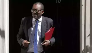  ?? ?? Kwasi Kwarteng leaving 10 Downing Street