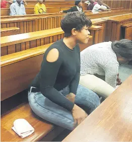  ?? Picture: Facebook ?? ACCUSED. Two women in court for murder.
