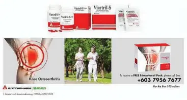  ??  ?? Viartril-s offers high-quality glucosamin­e which helps to increase the consistenc­y and absorption level of glucosamin­e into our body.