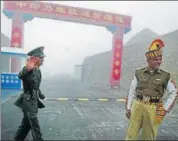  ?? AFP FILE ?? Indian and Chinese soldiers have been locked in a standoff since June 16, with China accusing India of trespass and preventing its soldiers from building a road in the disputed region.