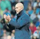 ?? FOTO: GETTY ?? Zidane aceptó el empate
