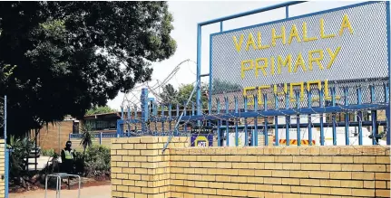  ?? /MDUDUZI NDZINGI ?? Valhalla primary school in Centurion, Pretoria, where a teacher has been accused of assaulting 24 pupils between the ages of 10 and 14.